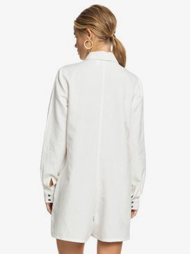 Midnight Pool - Long Sleeve Shirt Playsuit for Women  ERJWD03421