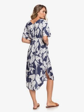 Flamingo Shades - Short Sleeve Midi Dress for Women  ERJWD03428