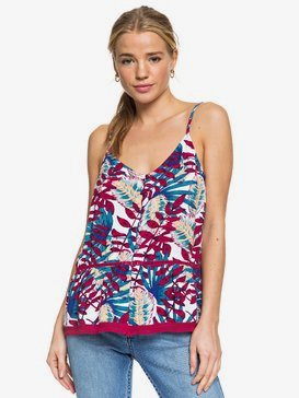 Manhattan At Dusk - Buttoned Strappy Top  ERJWT03395