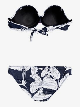 Printed Beach Classics - Bandeau Bikini Set  ERJX203375