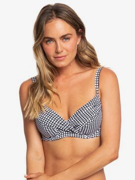 Beach Classics - D-Cup Moulded Bra Bikini Top for Women  ERJX303839