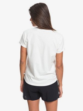 Shop Roxy Epic Afternoon Word T-Shirt In Bright White - Fast Shipping