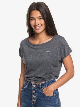 Happy Memories - Cropped Tie-Back T-Shirt  ERJZT04864