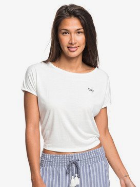 Happy Memories - Cropped Tie-Back T-Shirt  ERJZT04864