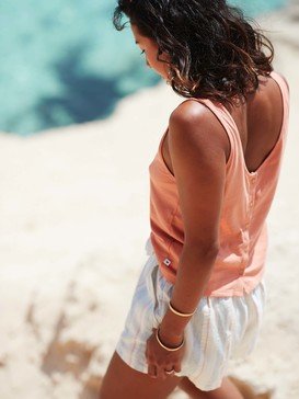 Master Lover - Buttoned Back Vest Top for Women  ERJZT04898