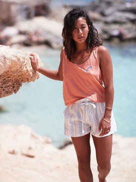 Master Lover - Buttoned Back Vest Top for Women  ERJZT04898