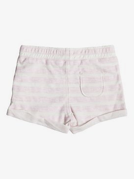 Laugh And Love Stripe - Sweat Shorts for Girls 2-7  ERLFB03044