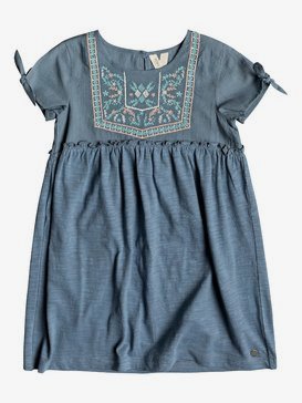 Ocean Away - Short Sleeve Dress for Girls 2-7  ERLKD03062