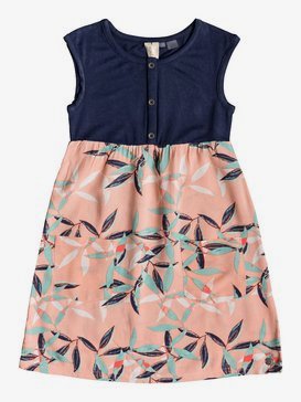Sun And Waves - Midi Dress for Girls 2-7  ERLWD03056