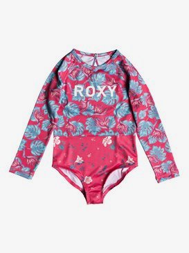 ROXY Mermaid - Long Sleeve One-Piece UPF 50 Rashguard for Girls 2-7  ERLWR03067