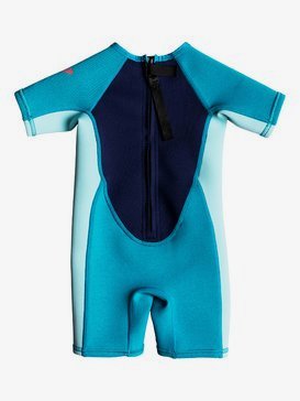 1.5mm Syncro - Back Zip Short Sleeve Springsuit for Toddlers (F)  EROW503002