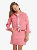 Roxy Womens Tigers Eyes Denim Jacket Erjjk03363