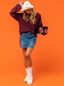 Kissing Romance - Denim Skirt for Women  ERJDK03023