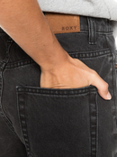 Here Its Me Black - Mom Fit Denim Shorts for Women  ERJDS03261