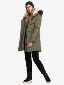 Ellie Länger geschnittene, wasserdichte Steppjacke mit Ellie Länger geschnittene, wasserdichte Steppjacke mit