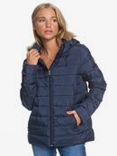 Rock Peak Fur - Water-Resistant Hooded Puffer Jacket for Women  ERJJK03392