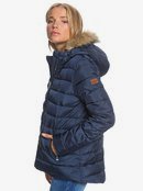 Rock Peak Fur - Water-Resistant Hooded Puffer Jacket for Women  ERJJK03392