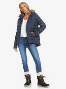 Rock Peak Fur - Water-Resistant Hooded Puffer Jacket for Women  ERJJK03392