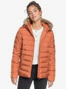 Rock Peak Fur - Water-Resistant Hooded Puffer Jacket for Women  ERJJK03392