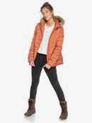 Rock Peak Fur - Water-Resistant Hooded Puffer Jacket for Women  ERJJK03392