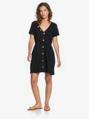 Wave And Tides - Buttoned Short Sleeve Dress  ERJKD03311