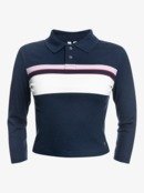 Happy Place - Long Sleeve Polo Shirt for Women  ERJKT03801