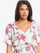 Flamingo Shades - Short Sleeve Midi Dress for Women  ERJWD03428