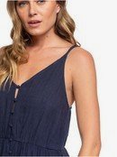 Sunset Beauty - Strappy Buttoned Midi Dress  ERJWD03441