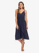 Sunset Beauty - Strappy Buttoned Midi Dress  ERJWD03441