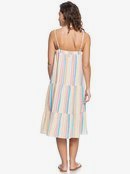 Golden Allure - Strappy Midi Dress for Women  ERJWD03589