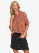 Warning Sign - Buttoned Corduroy Skirt for Women  ERJWK03090