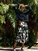 Night Time - Midi Skirt for Women  ERJWK03104