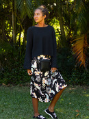 Night Time - Midi Skirt for Women  ERJWK03104