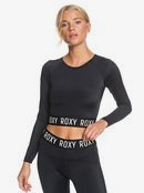 ROXY Active Cropped Long Sleeve UP 50 Rash Vest  ERJWR03441