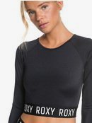 ROXY Active Cropped Long Sleeve UP 50 Rash Vest  ERJWR03441