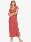 Summer Pink Wave - Beach Dress for Women  ERJX603226