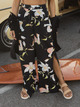 ANTHRACITE BIG HIBISCUS WAVE (kvj4)