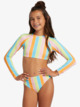 Last In Paradise - Cropped Long Sleeve Rashguard Set for Girls 7-16  ERGWR03351