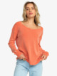 Boho Mind - Long Sleeve Waffle Knit Top for Women  ERJKT04063