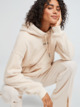 Call Me - Sherpa Fleece Hoodie for Women  ERJPF03103