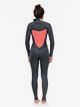 3 3/2mm Syncro Plus - Chest Zip Wetsuit for Women Grey ERJW103026 Roxy