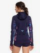 4 1mm Syncro - Hooded Front Zip Wetsuit Jacket for Women Blue ERJW803013 Roxy