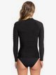 5 ROXY Heater - Long Sleeve UPF 50 Rash Vest for Women Black ERJWR03170 Roxy