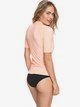 3 Whole Hearted - Short Sleeve UPF 50 Rash Vest for Women Pink ERJWR03219 Roxy