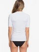3 Whole Hearted - Short Sleeve UPF 50 Rash Vest for Women White ERJWR03219 Roxy
