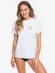 0 Enjoy Waves - Short Sleeve UPF 50 Rash Vest White ERJWR03254 Roxy