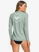 3 Enjoy Waves - Long Sleeve UPF 50 Rash Vest Green ERJWR03255 Roxy