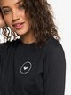 1 Enjoy Waves - Long Sleeve UPF 50 Rash Vest Black ERJWR03255 Roxy
