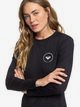 2 Enjoy Waves - Long Sleeve UPF 50 Rash Vest Black ERJWR03255 Roxy