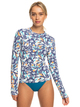 Sea Skippin - Long Sleeve UPF 50 Rash Vest for Women  ERJWR03658